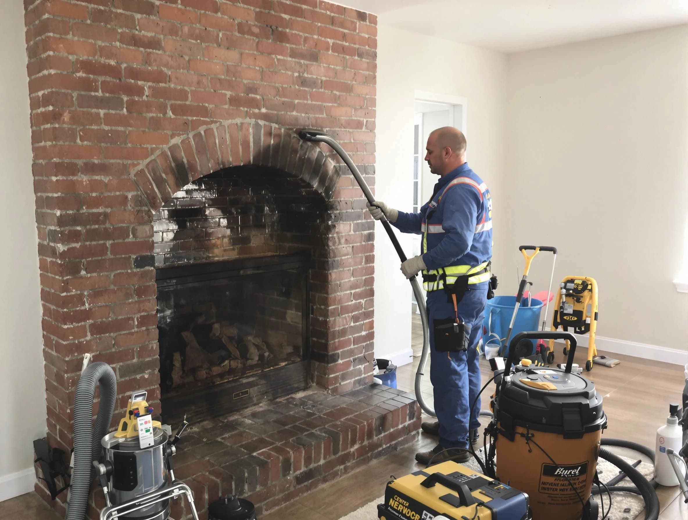 Wellesley Chimney Sweep expert performing detailed chimney sweep in Wellesley, MA