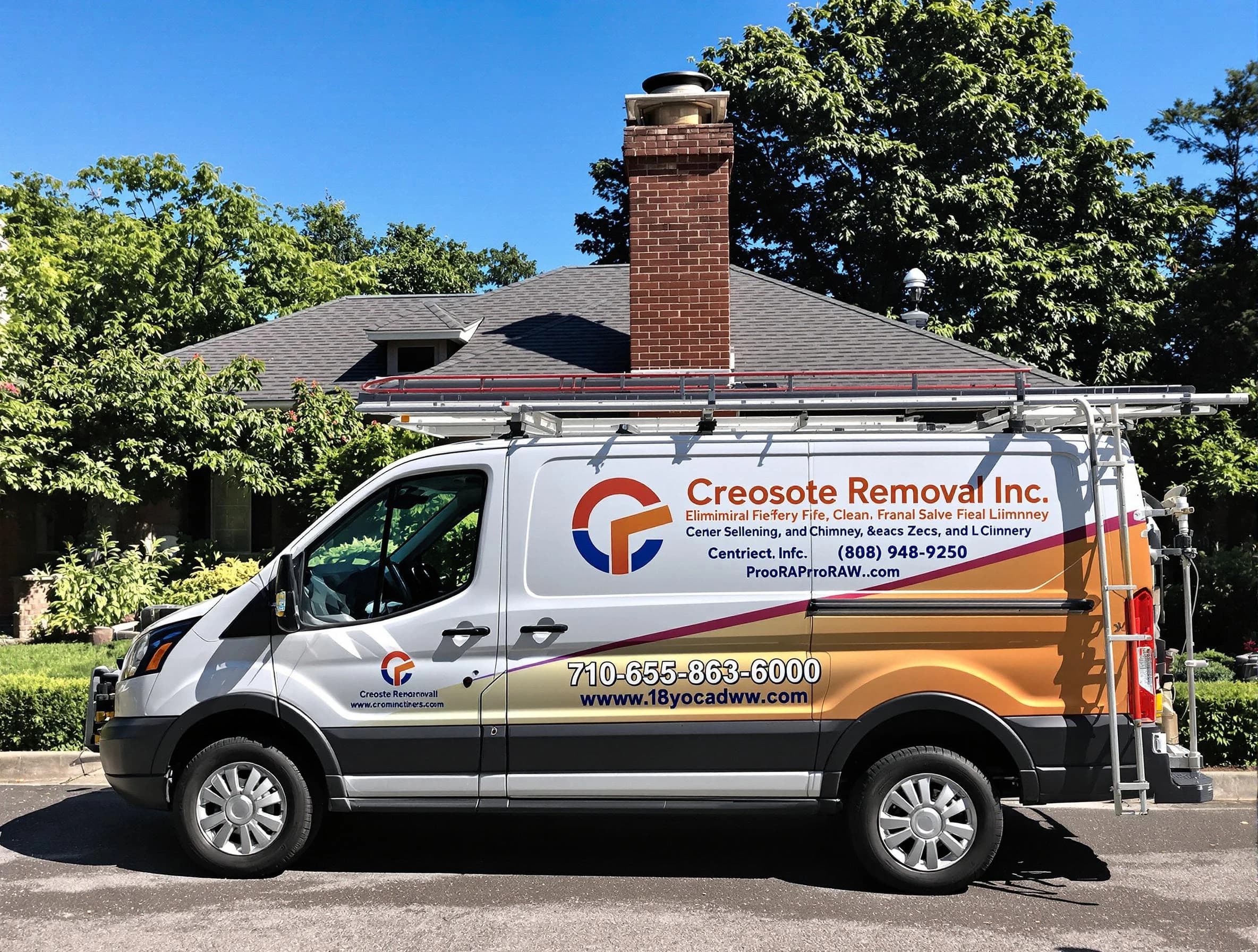 Wellesley Chimney Sweep technician removing creosote safely in Wellesley, MA