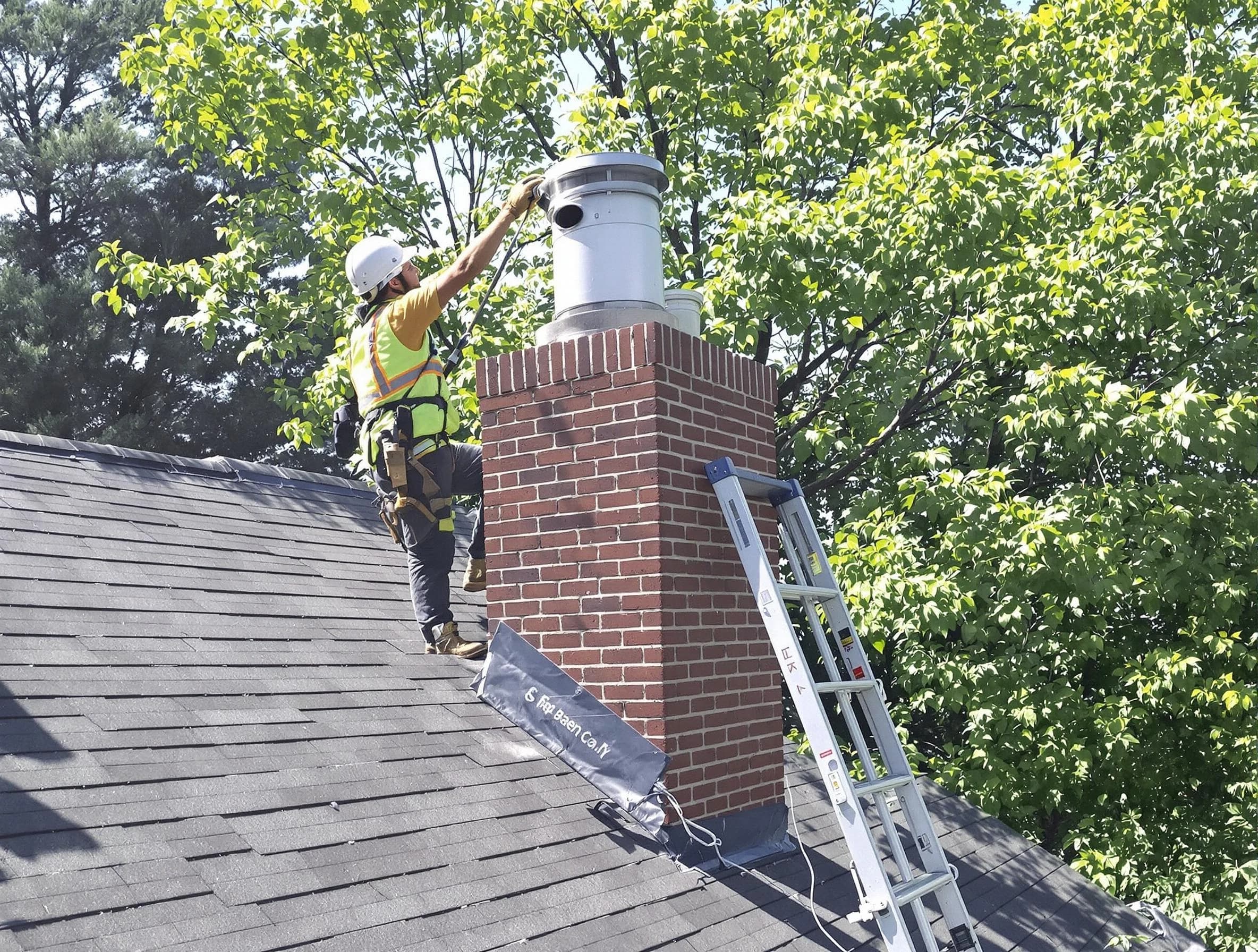 Chimney liner inspection by Wellesley Chimney Sweep in Wellesley, MA