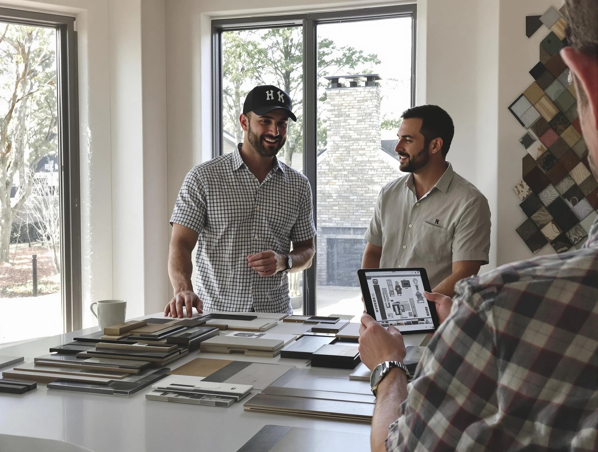 Wellesley Chimney Sweep remodeling a chimney and fireplace in Wellesley, MA