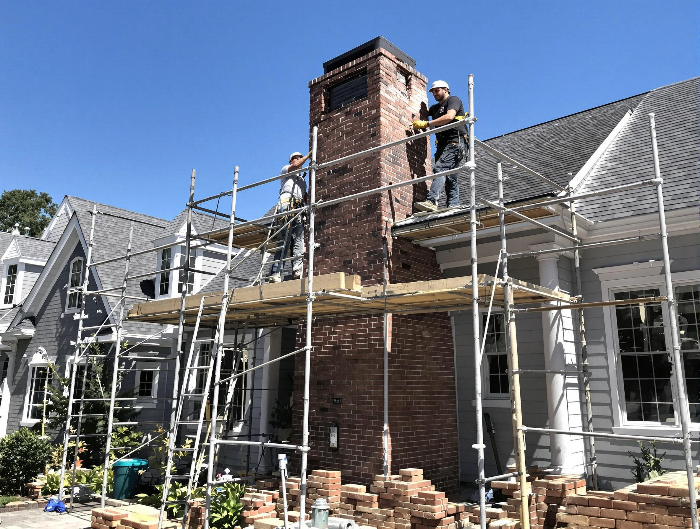 Chimney Rebuilding in Wellesley