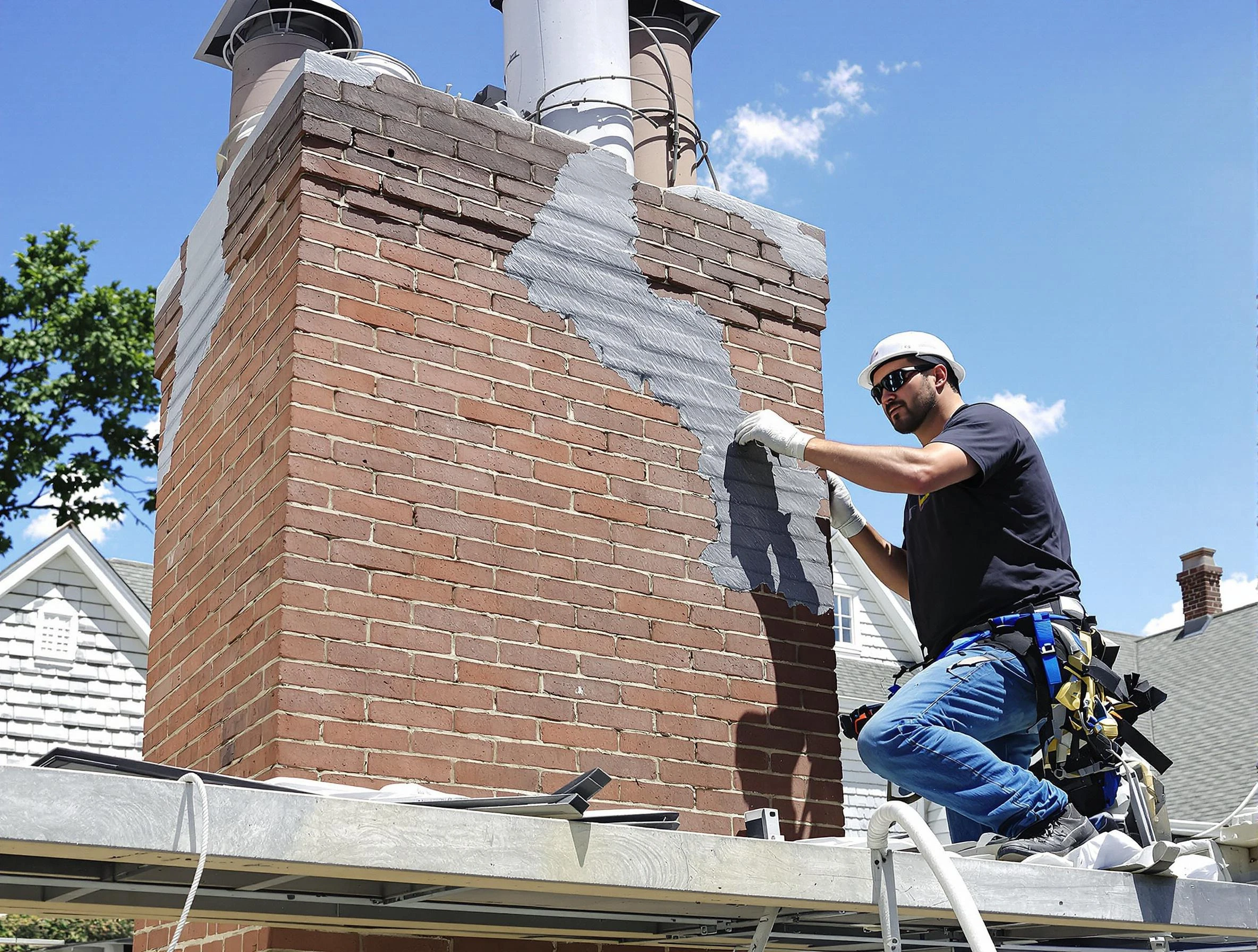 Chimney Restoration in Wellesley