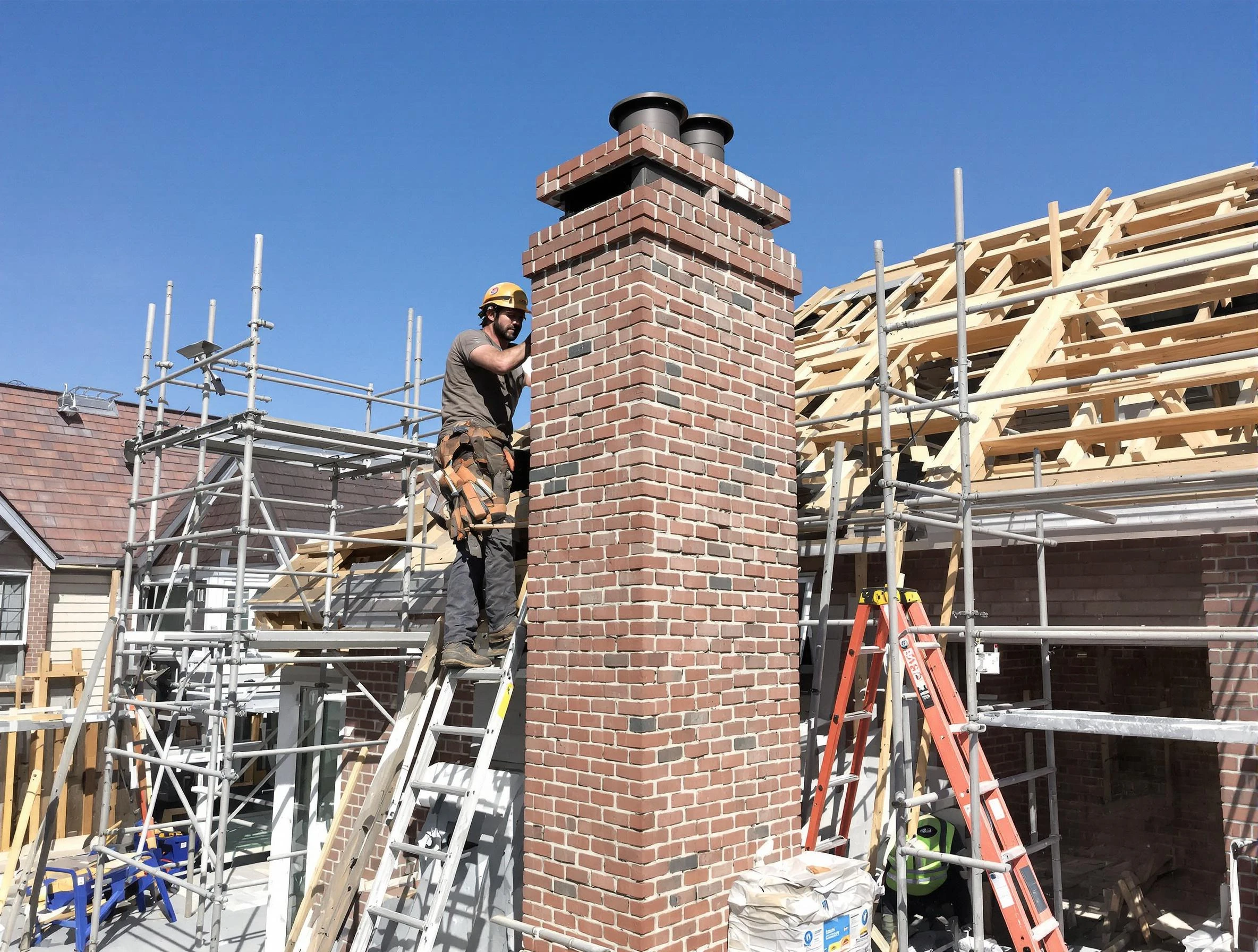 New chimney installation completed by Wellesley Chimney Sweep in Wellesley, MA