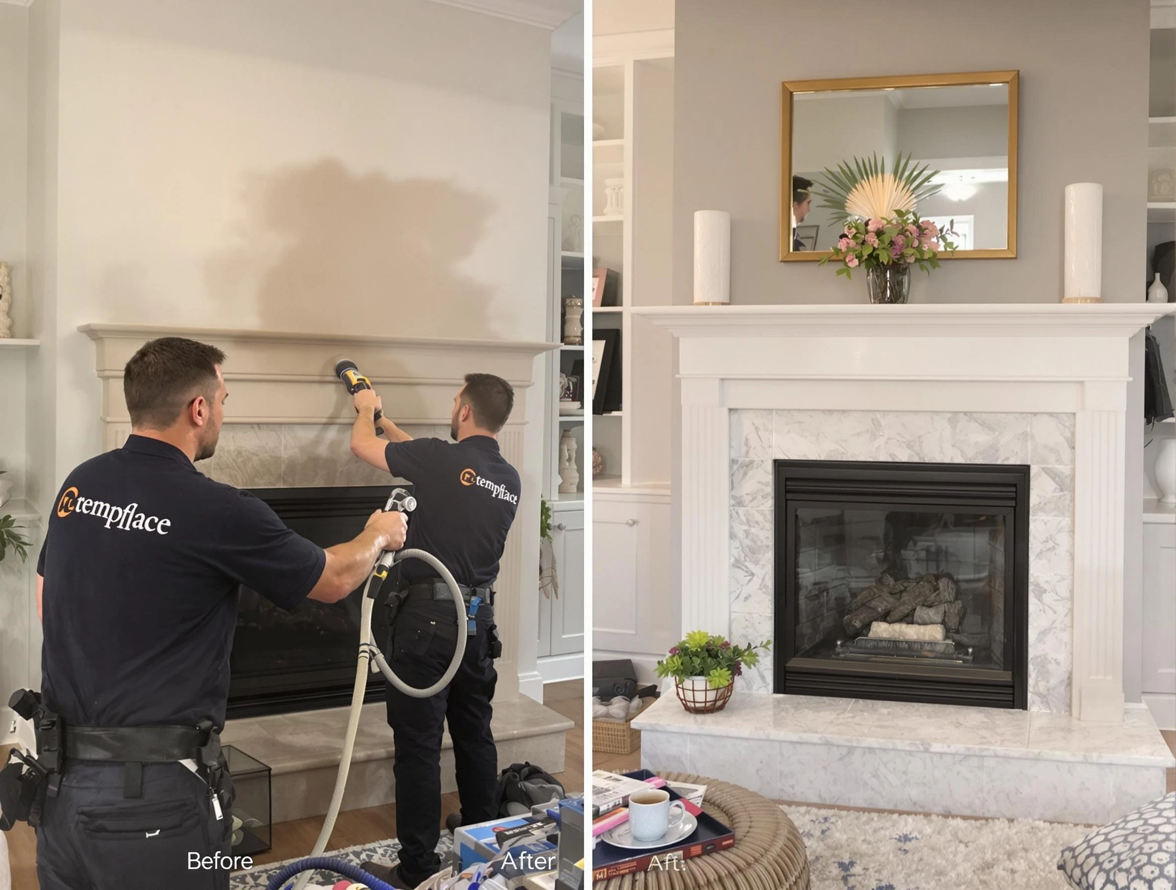 Professional soot removal by Wellesley Chimney Sweep team in Wellesley, MA